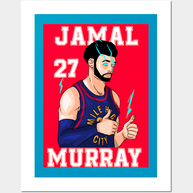 Jamal Murray Wall Art by BINSU